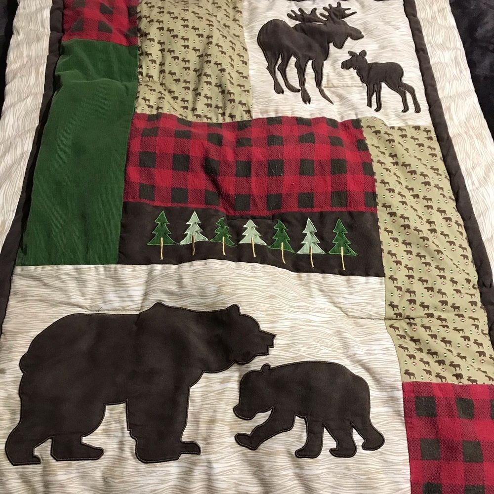 Trend lab baby bedding woodland theme